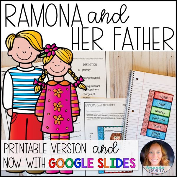 Ramona and Her Father Novel Study • GOOGLE Slides