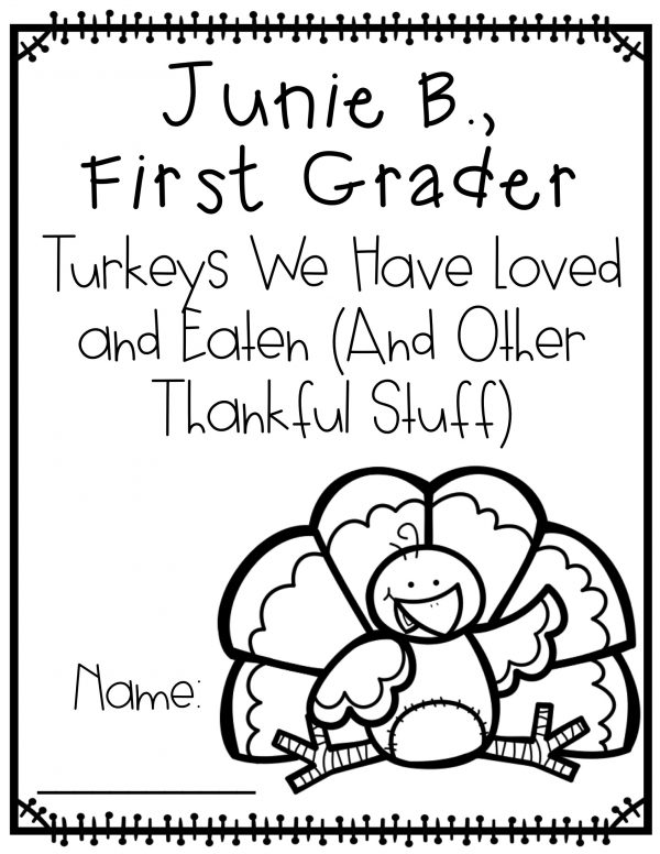 Junie B., First Grader Turkeys We Have Loved and Eaten Novel Study - Image 2