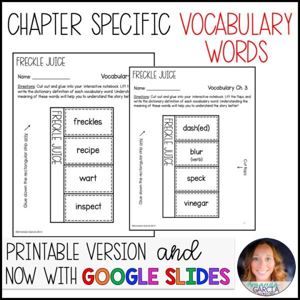 Freckle Juice Novel Study • GOOGLE Slides - Image 4