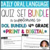 Daily Oral Language (DOL) Quiz Set BUNDLE: 4th Grade • Google Slides