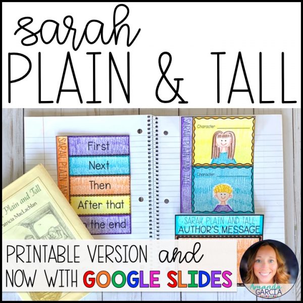 Sarah, Plain and Tall Novel Study • GOOGLE Slides