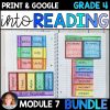 Into Reading HMH 4th Grade: Module 7 BUNDLE Supplements • GOOGLE Slides