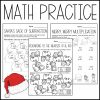 Christmas Math BUNDLE: Math Pack & Multiplication Coloring • GOOGLE Slides - Image 3