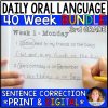 Daily Oral Language (DOL) BUNDLE: 3rd Grade • GOOGLE Slides