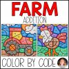 Color by Number: Farm Addition Practice