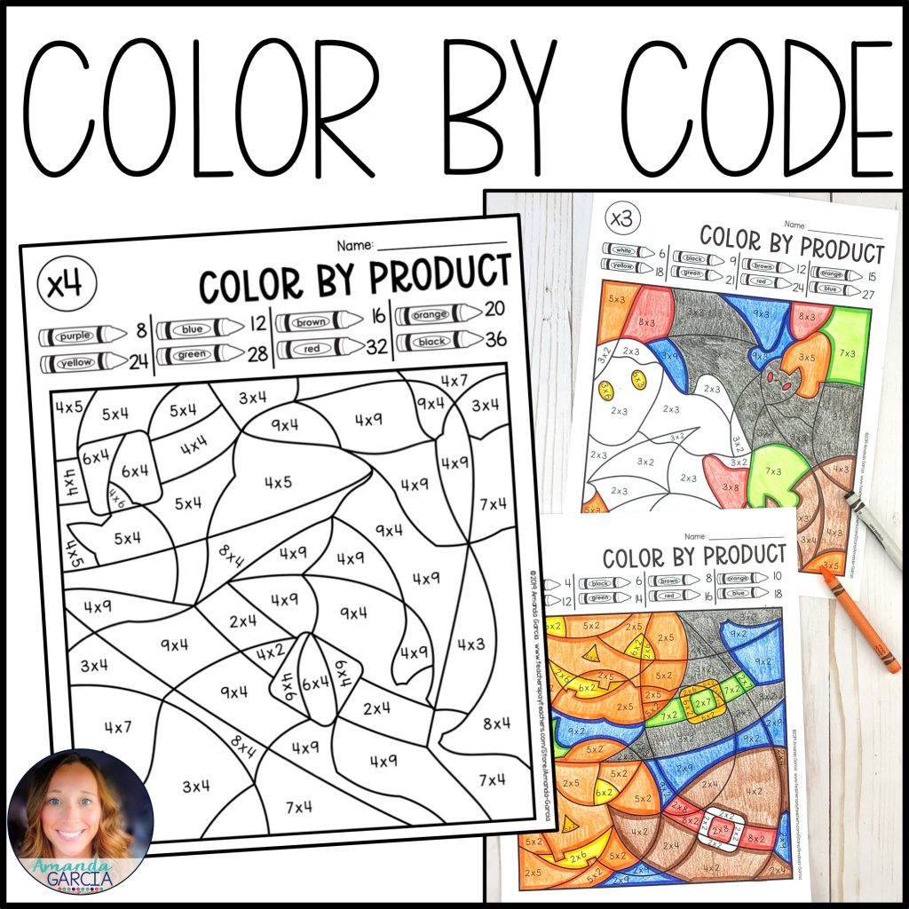 Halloween Math BUNDLE: Math Pack & Multiplication Coloring • Google ...