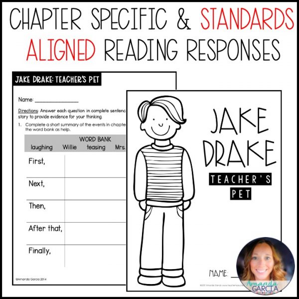 Jake Drake, Teacher's Pet Novel Study • GOOGLE Slides - Image 3