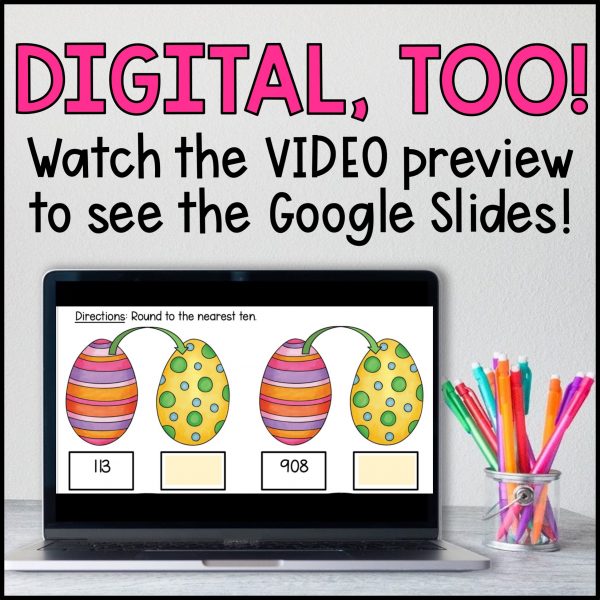 Easter Math Packet • GOOGLE Slides - Image 4