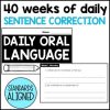 Daily Oral Language (DOL) BUNDLE: 4th Grade • GOOGLE Slides - Image 2