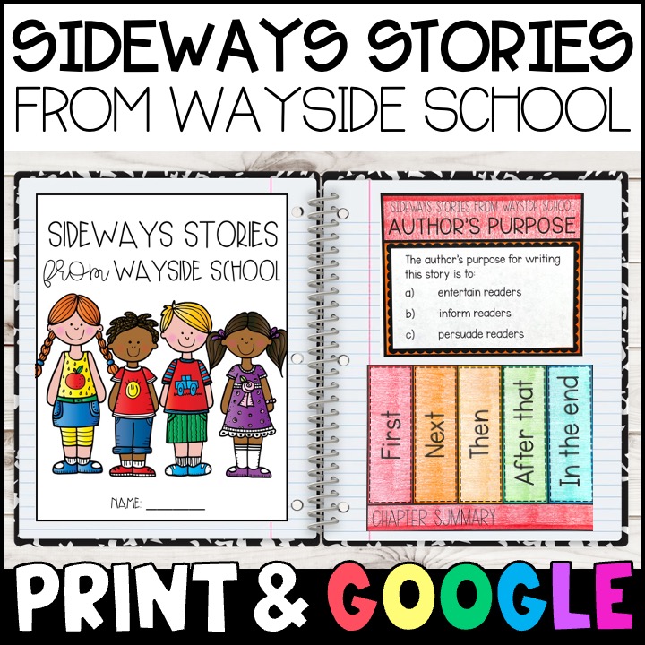 Sideways Stories from Wayside School Novel Study PowerPoint - Blazer Tales
